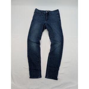 Athleta Denim 2P Skinny Dark Wash Comfort Stretchy Soft Errands Closet Staple